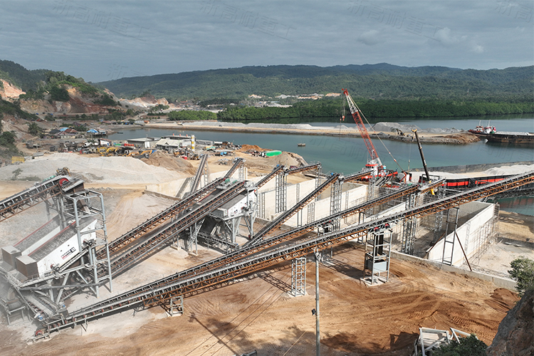 印尼肯达里时产800-1000吨石灰石生产线顺利试运行